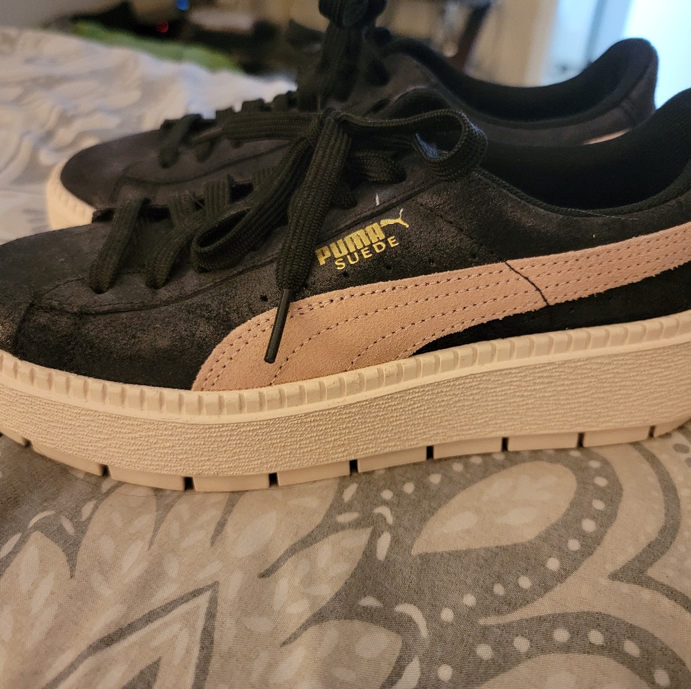 Puma Suede Platform Shoes